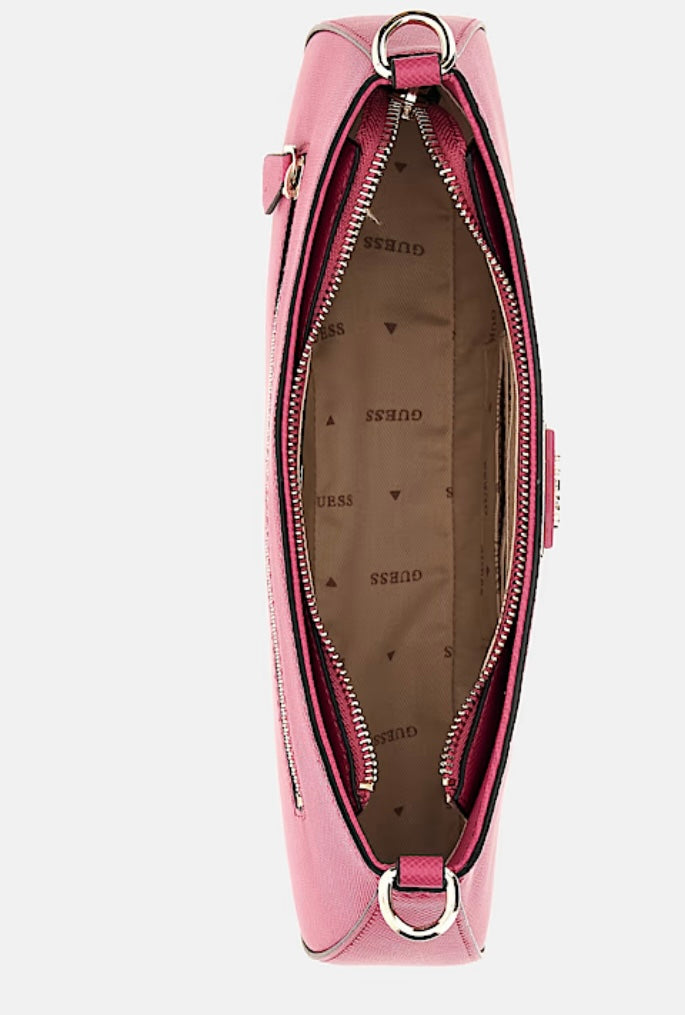 Watermelon pink Noelle shoulder bag