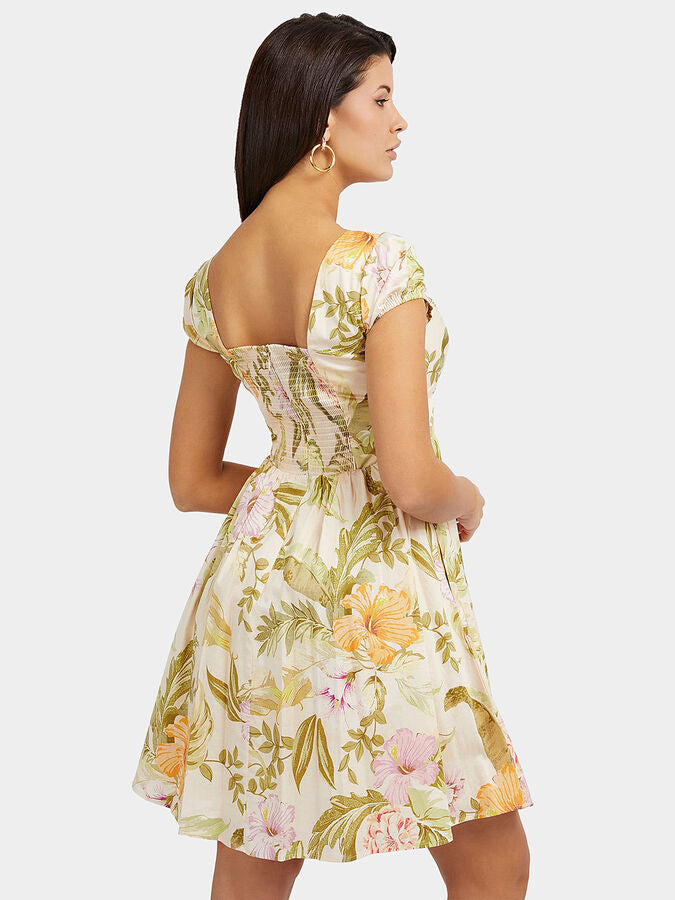 Floral karida Guess sweetheart dress
