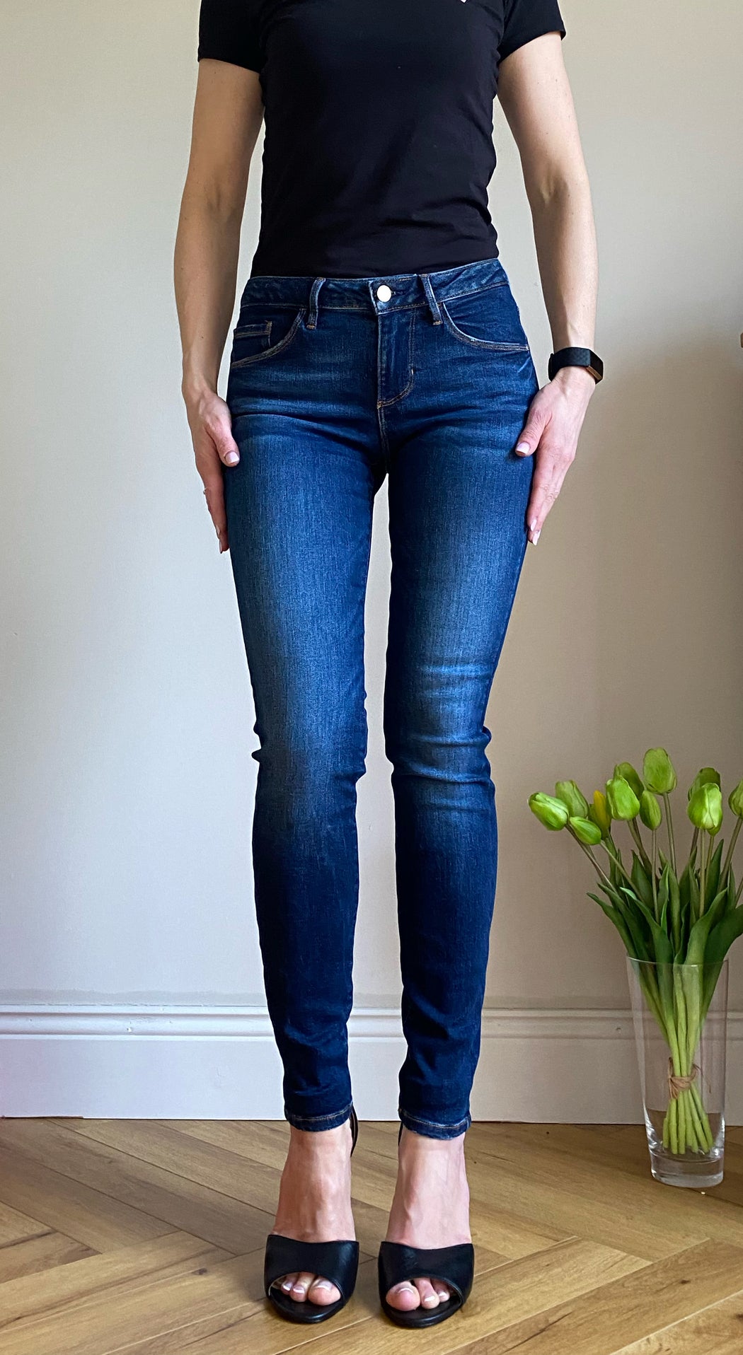 Guess Annette W2YA99D4Q03 skinny mid waist jean
