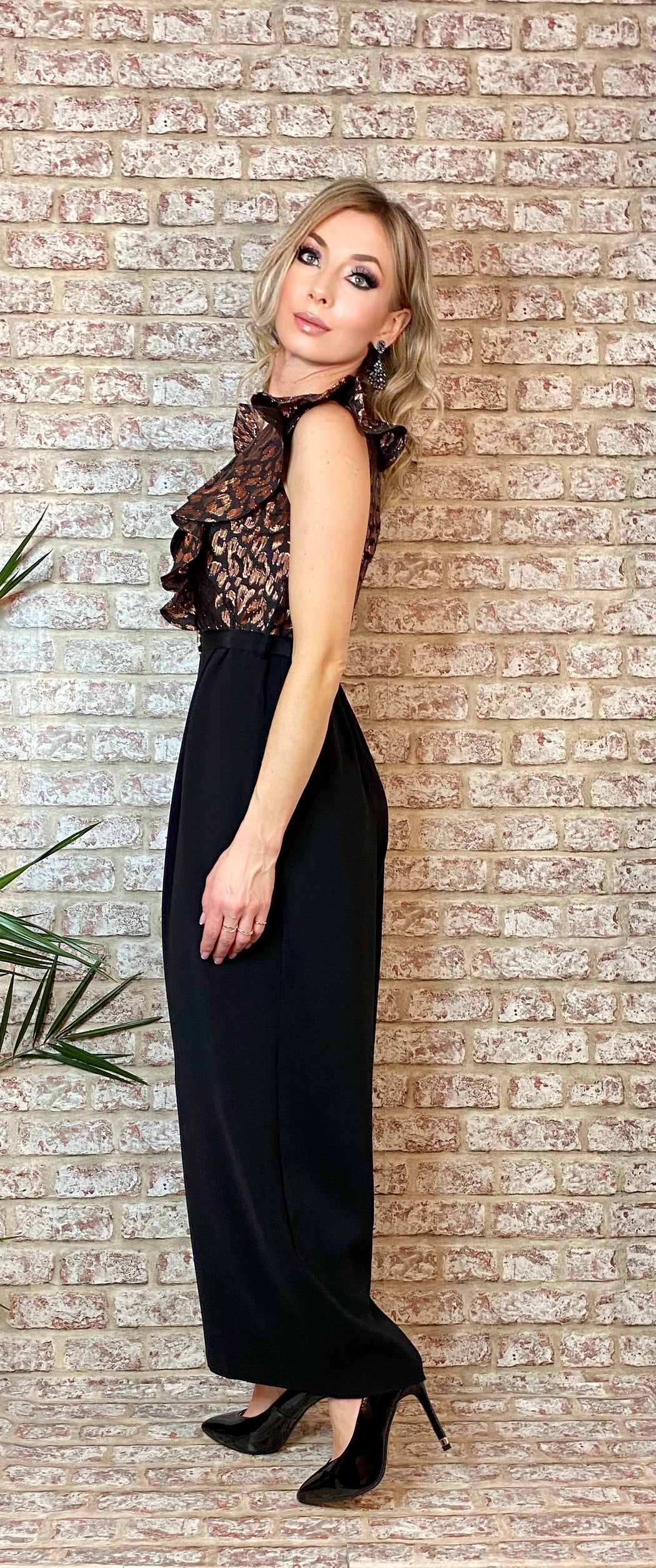 Ela Metallic jumpsuit