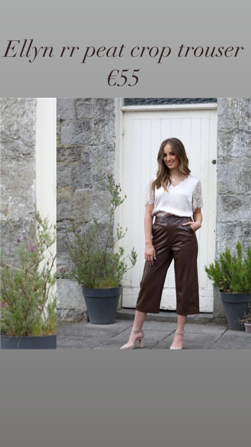 Ellyn rr peat crop trouser sale