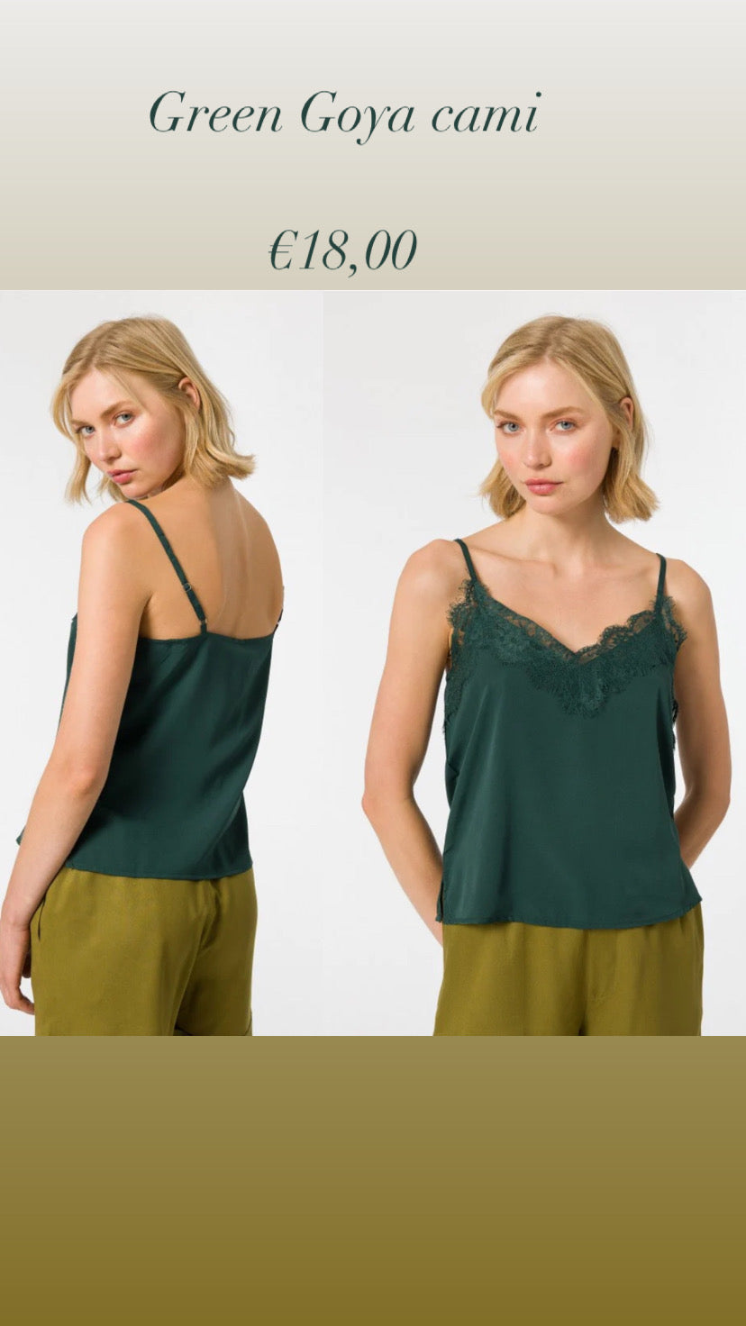 Green Goya cami
