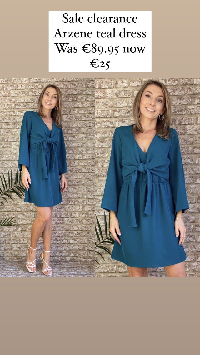 Arzene sale teal dress