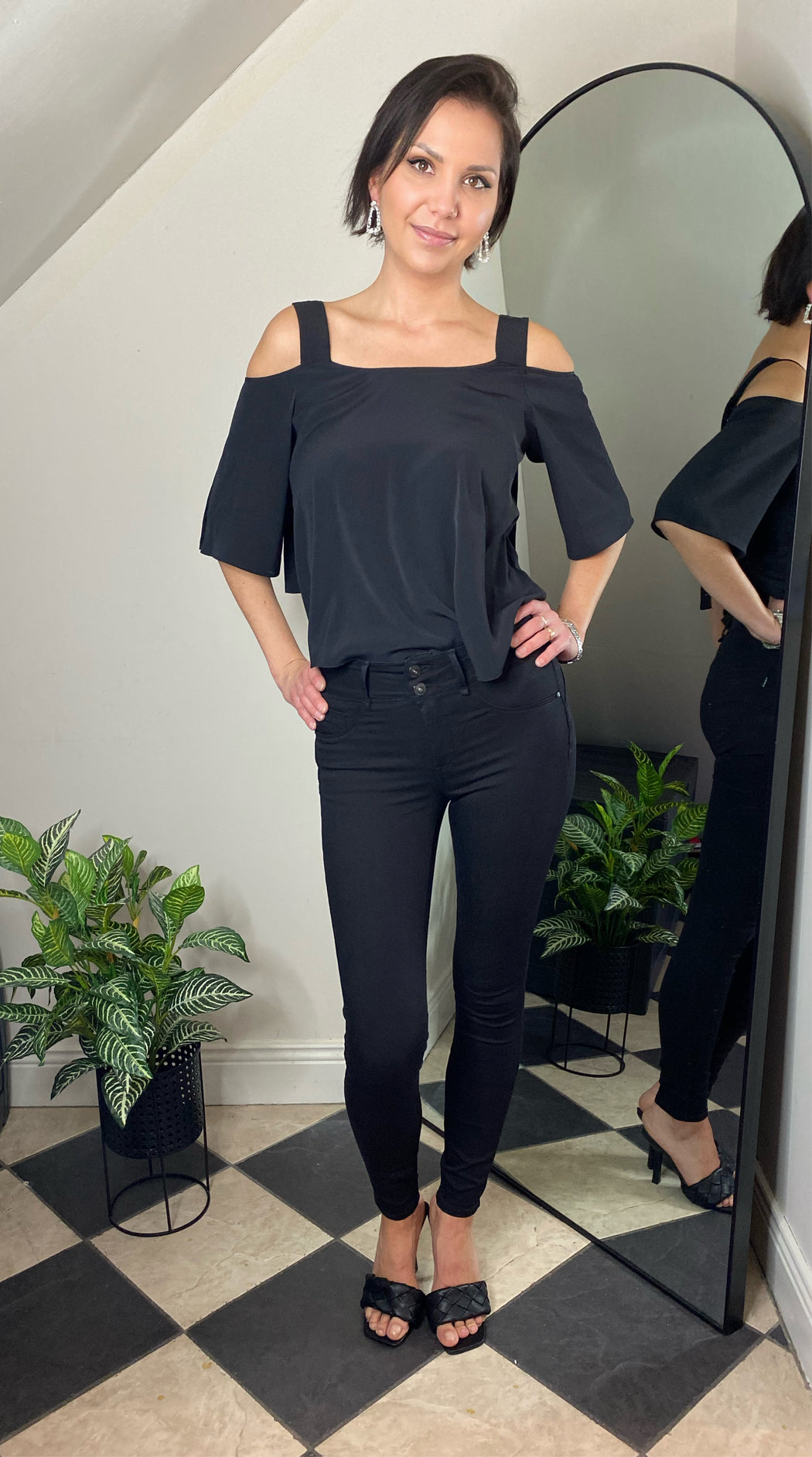 One size double up black 10007885