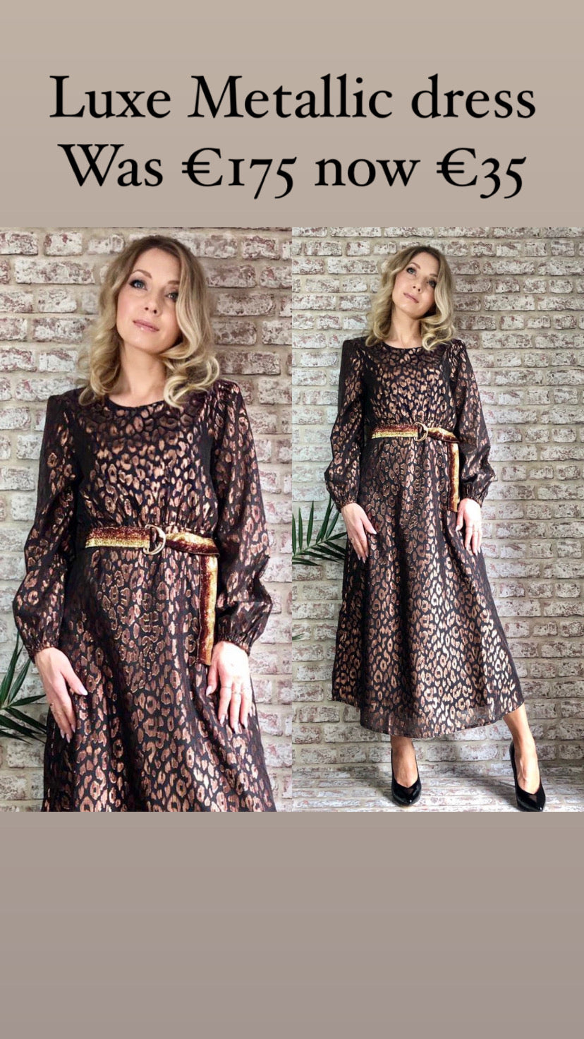 Luxe Metallic dress