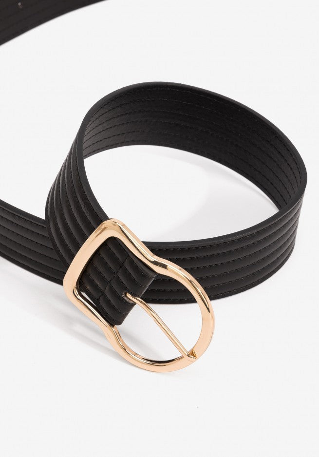 Black luciene belt