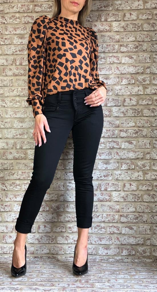 123425 MYSTERY PUSH UP SKINNY TRUE BLACK