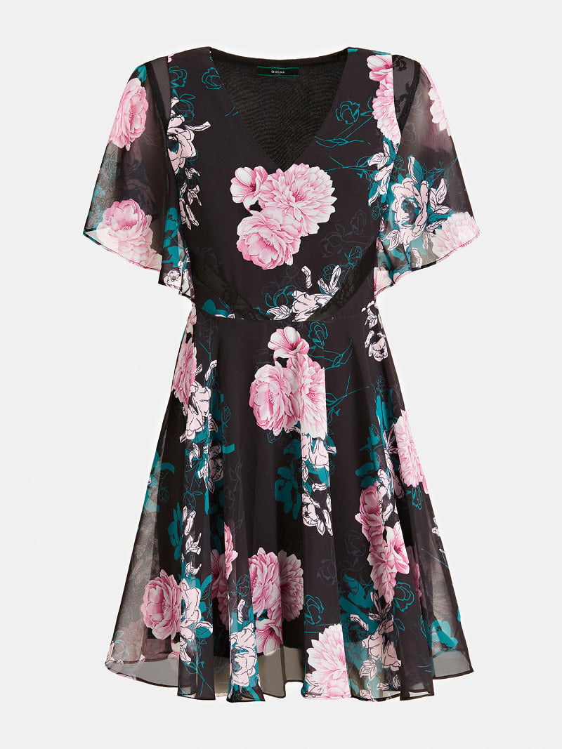 Ella floral dress guess sale