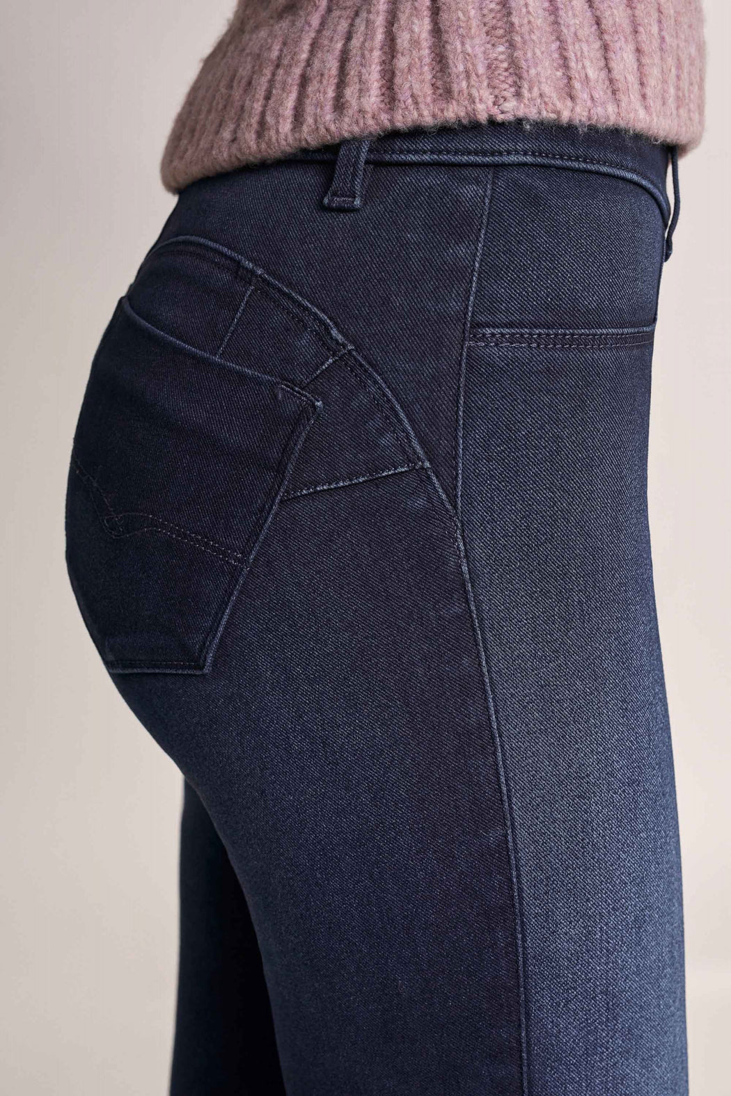 125235 salsa sale Push Up Wonder  dark indigo medium-waisted capri jeggings