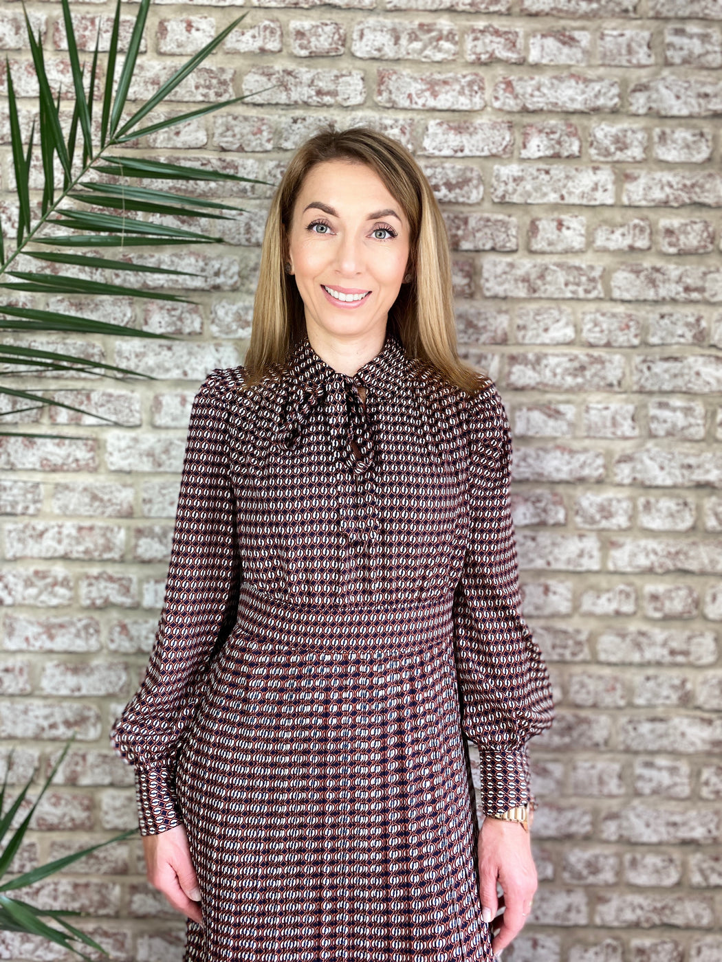 Dalliance traffic navy print dress sale