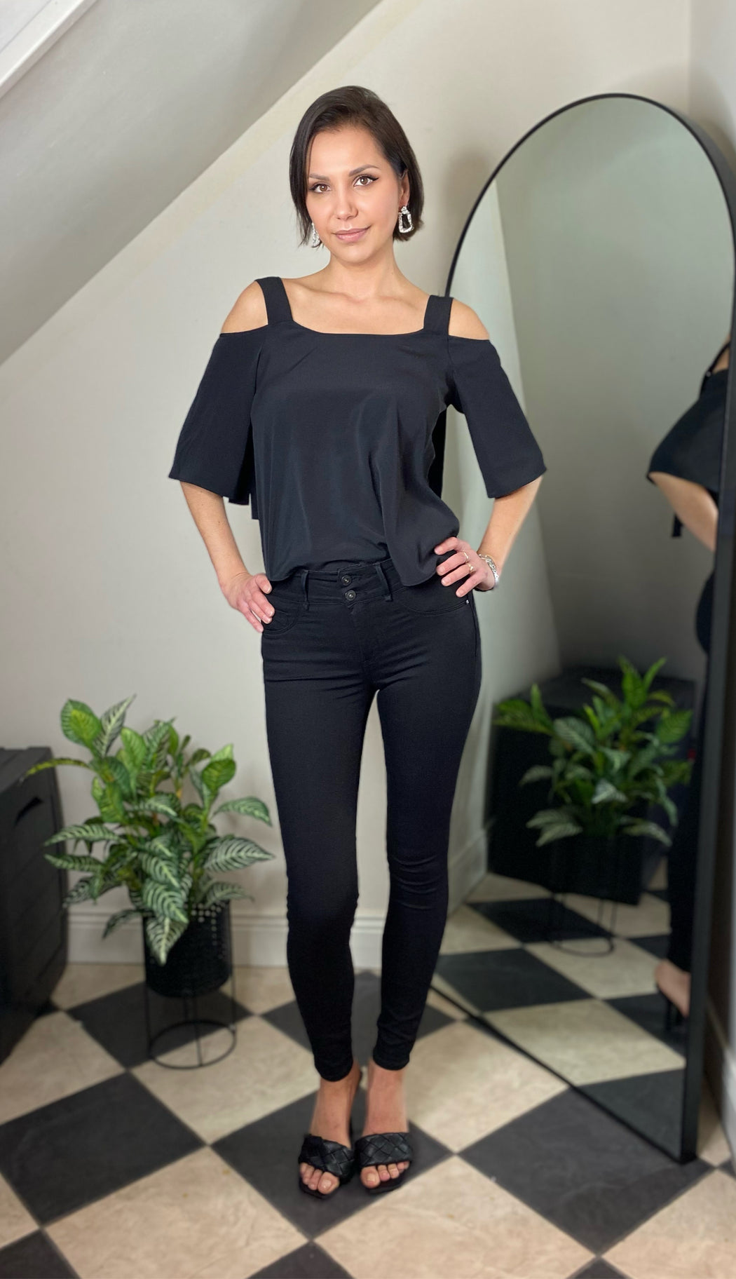 One size double up black 10007885
