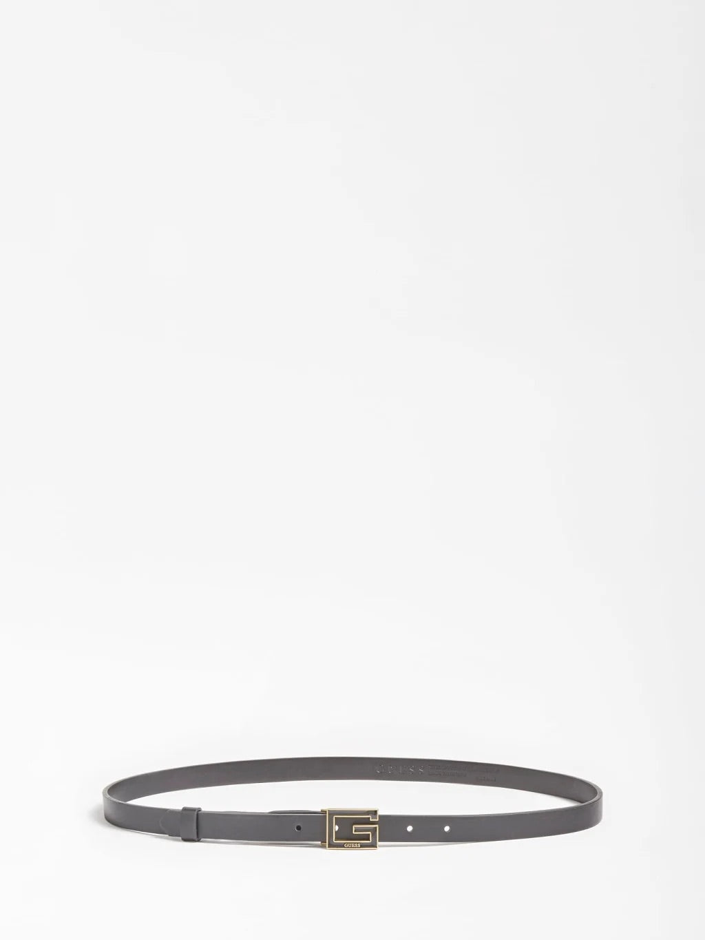 BW7577LEA15 Black guess logo g belt