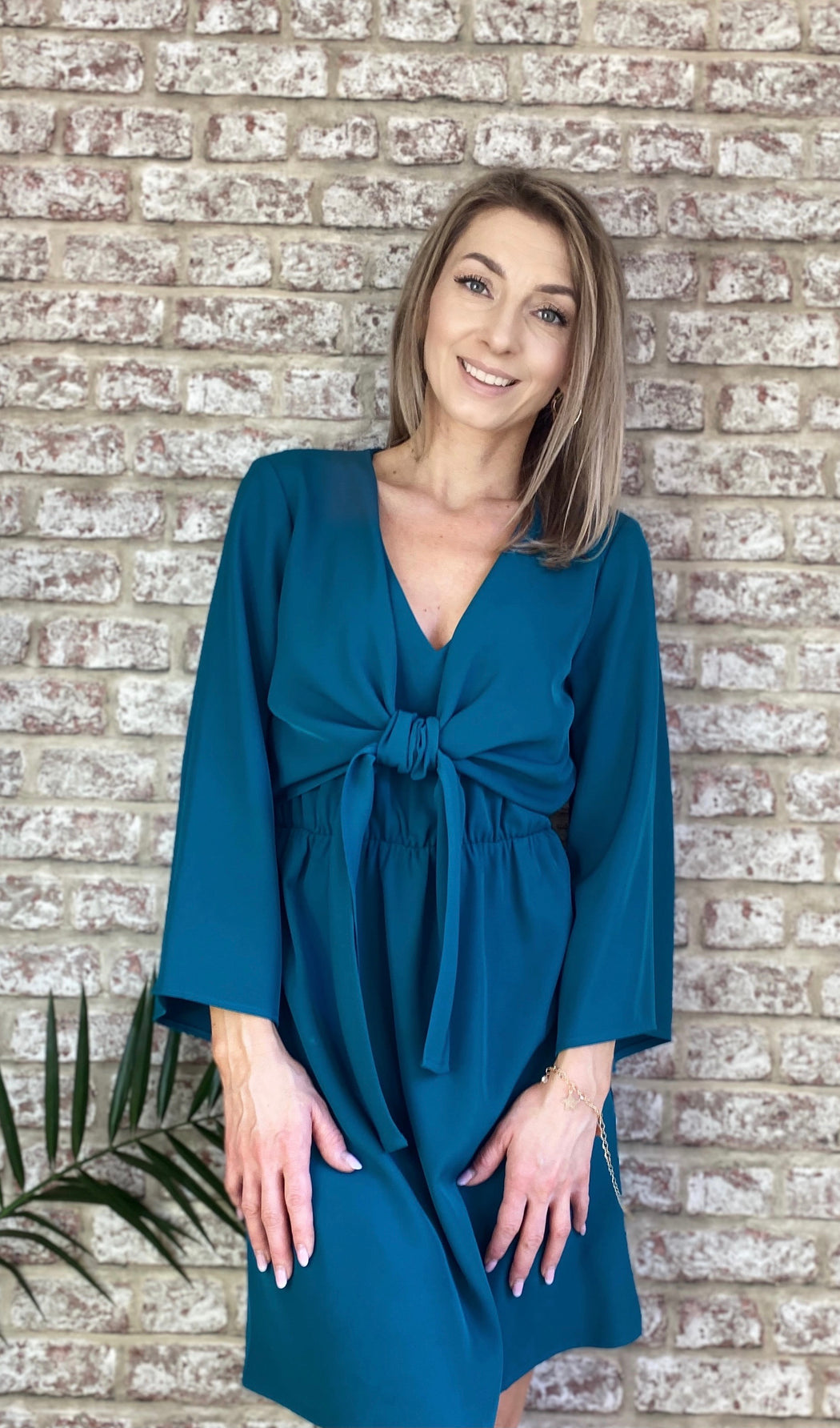 Arzene sale teal dress