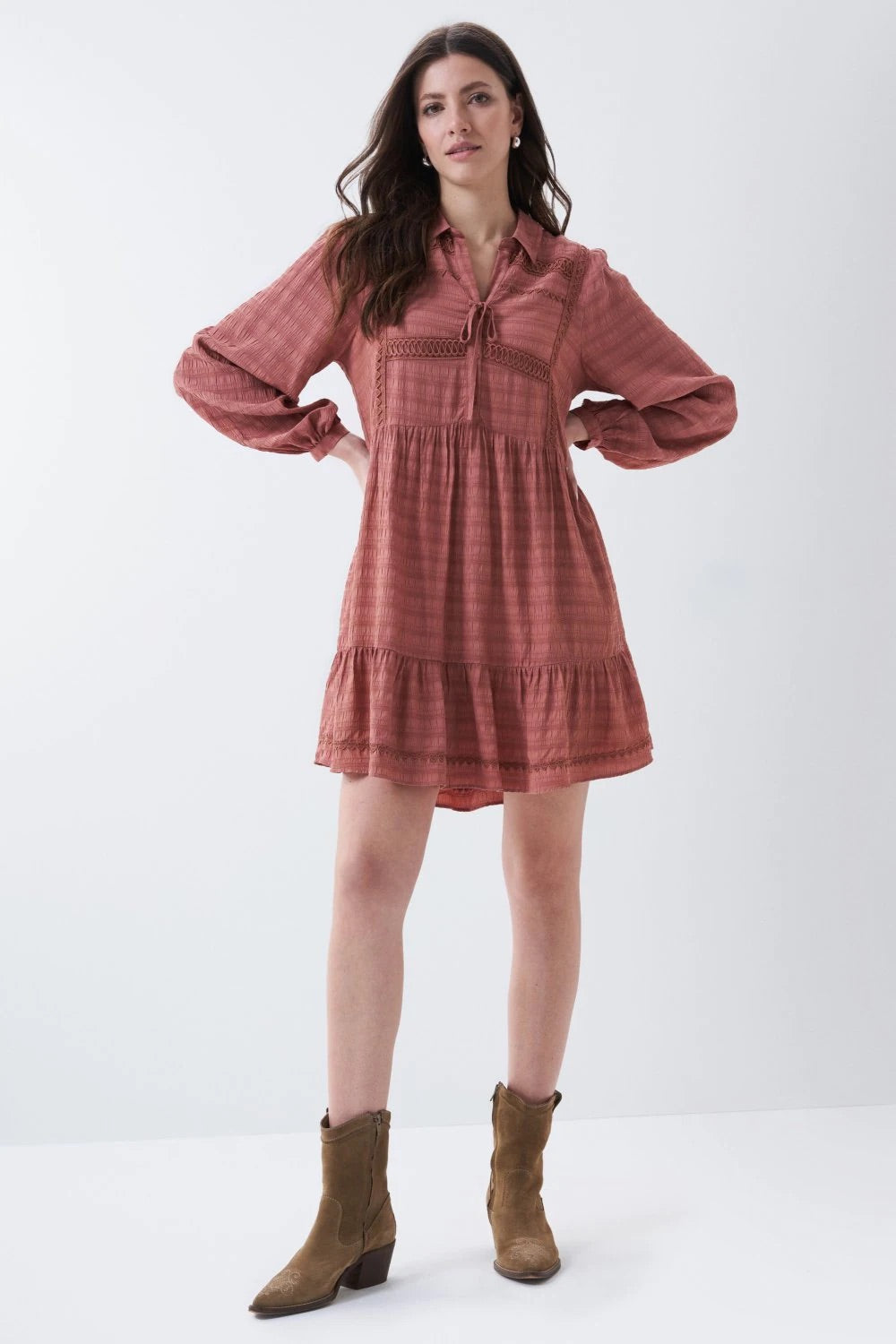 125830 Salsa rust dress sale