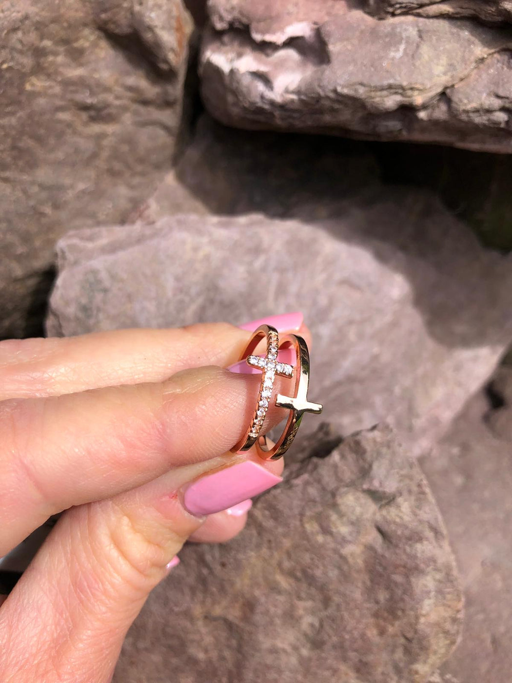 ROSE GOLD DOUBLE RING