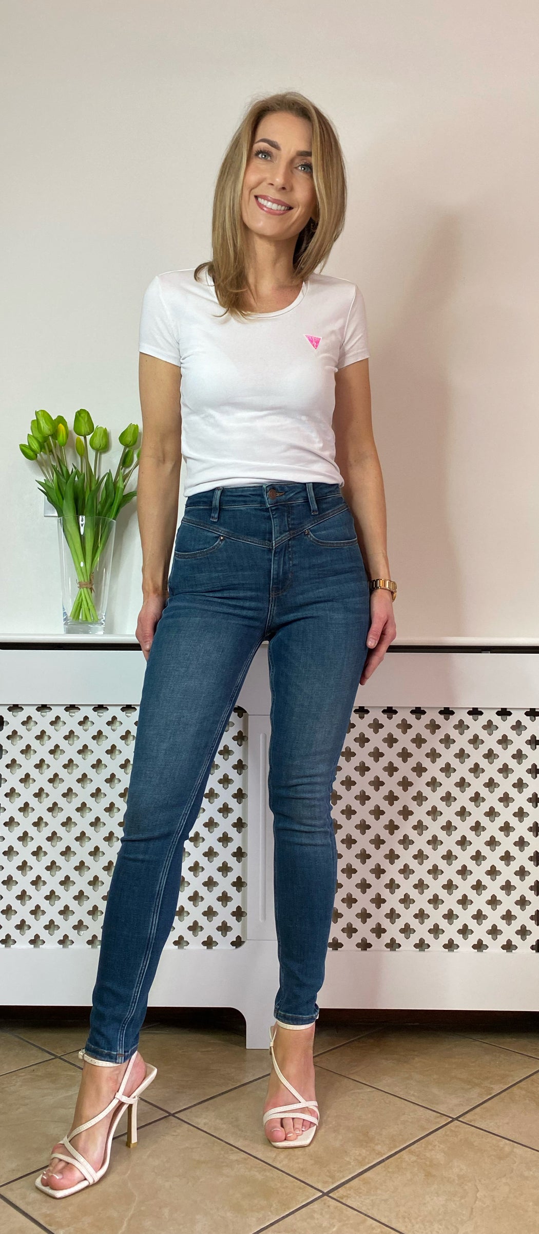 Ntup Guess super high Capri skinny