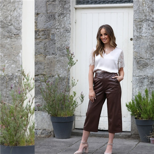 Ellyn rr peat crop trouser sale