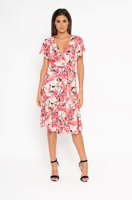 Diva Flora frill dress