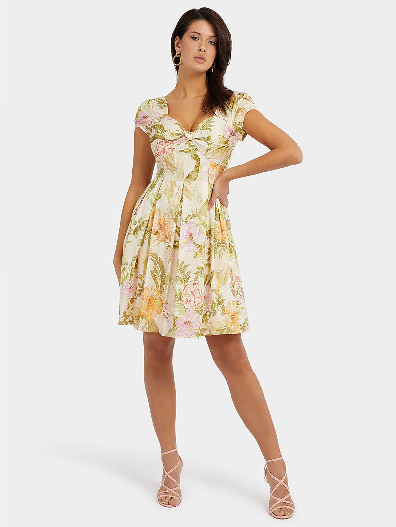Floral karida Guess sweetheart dress