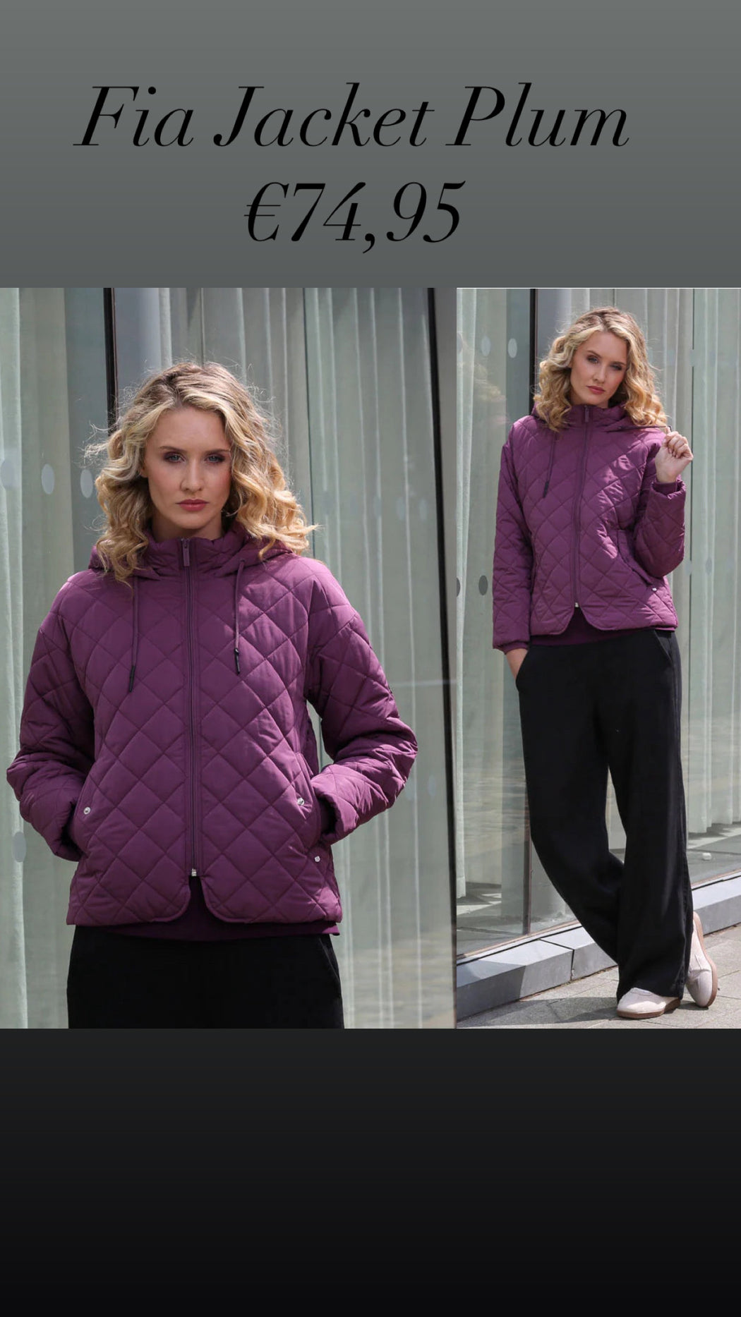 Fia Jacket Plum