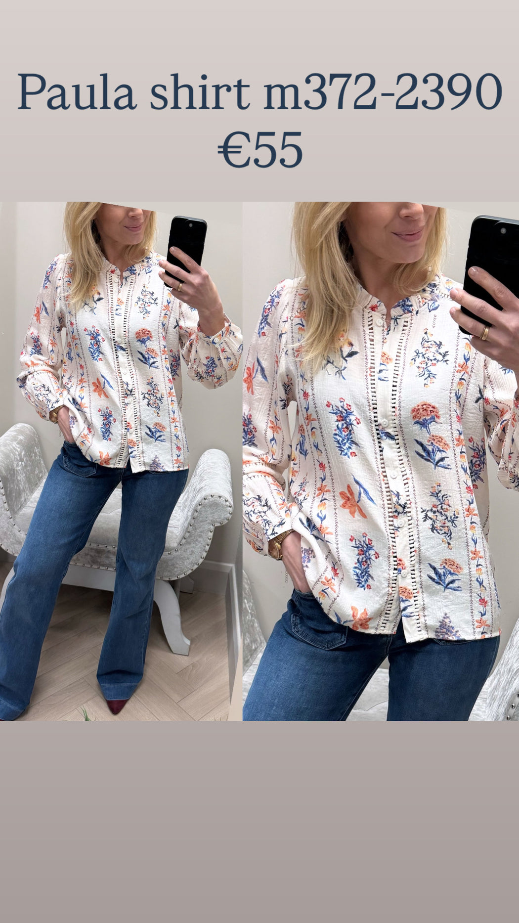 Paula shirt m372-2390