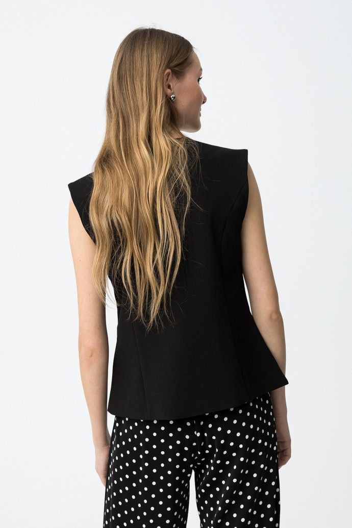 Pepper black waistcoat