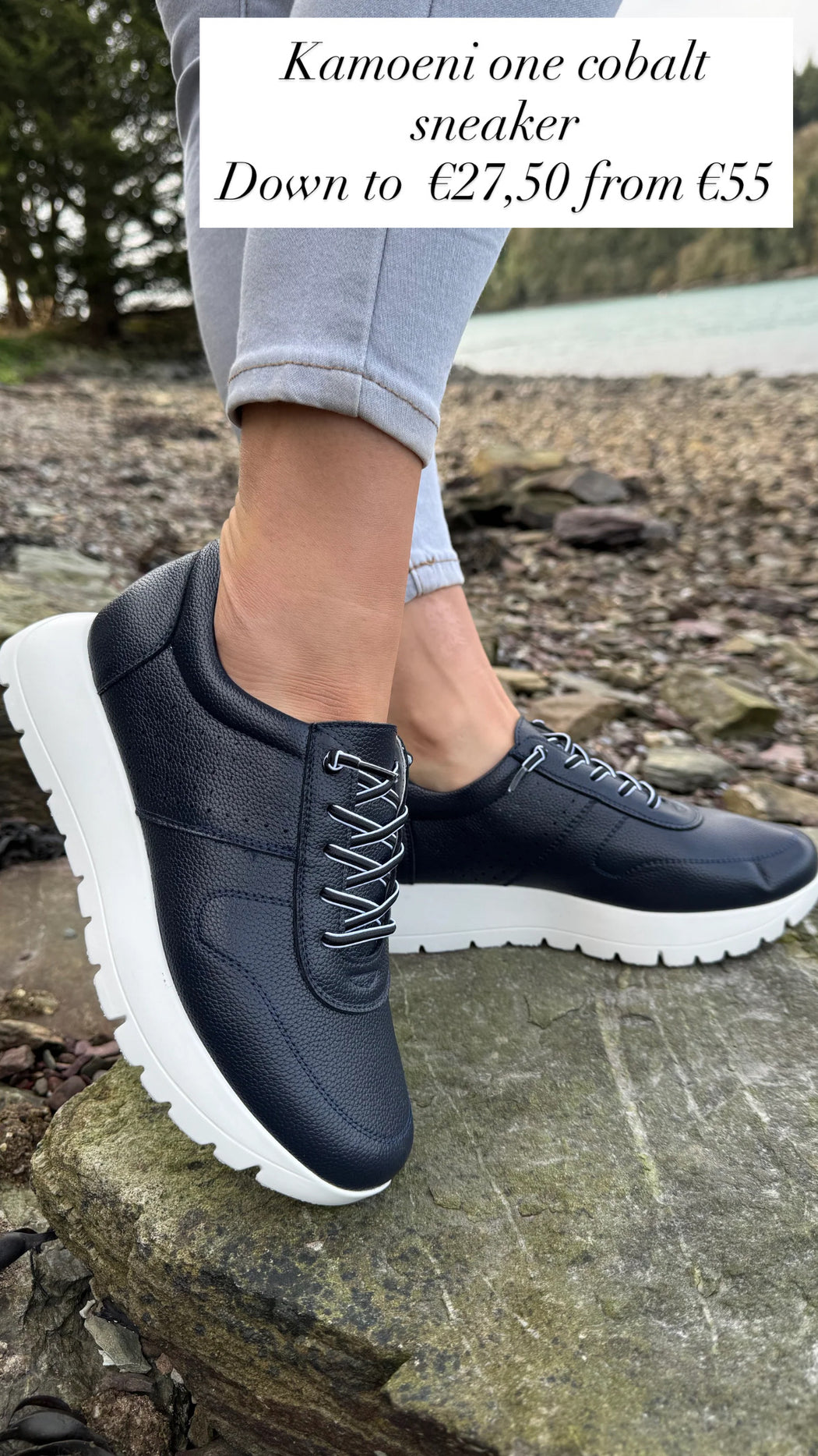 Kamoeni one cobalt sneaker