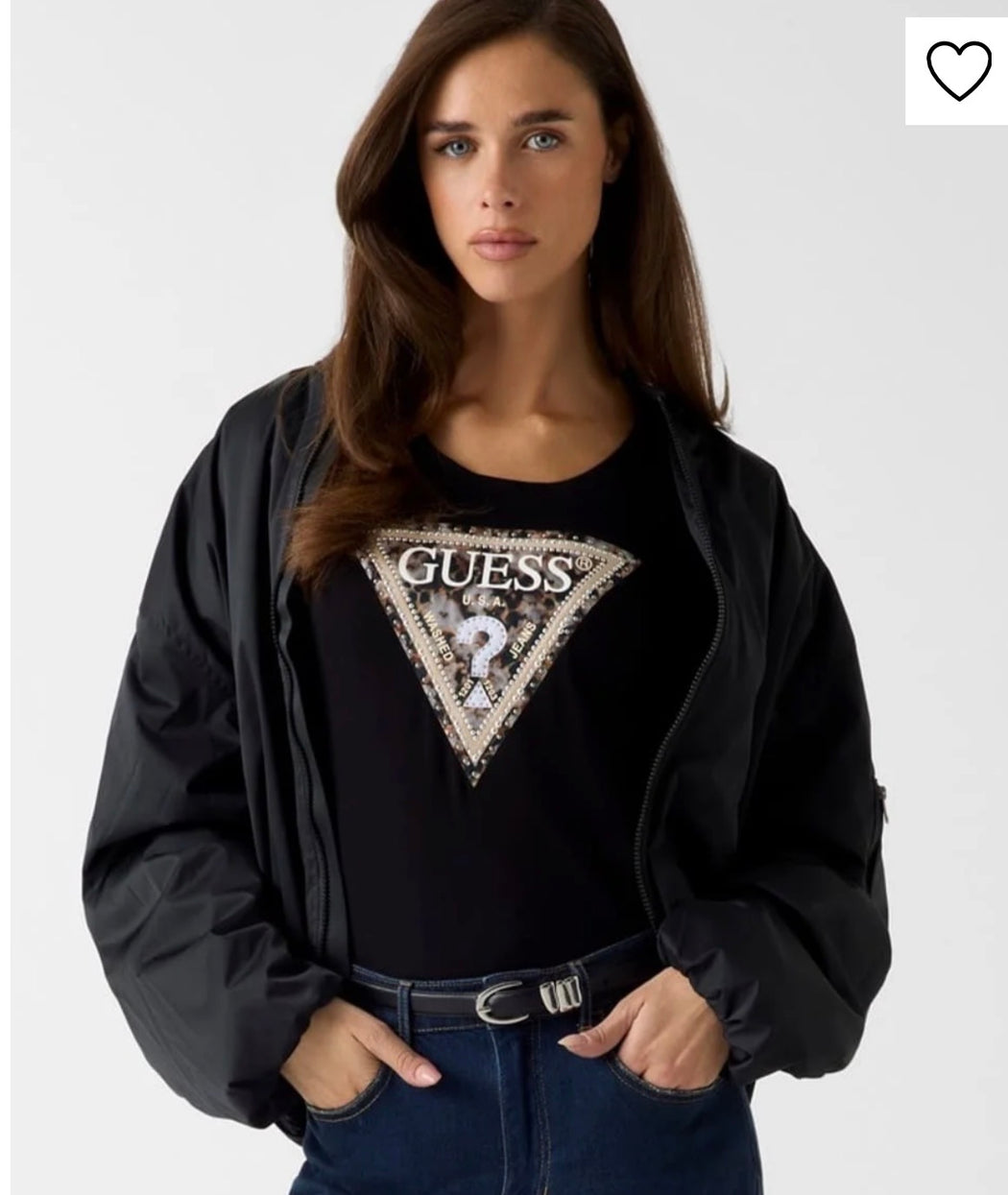 W6r133j1314 -jblk  guess  long sleeved black