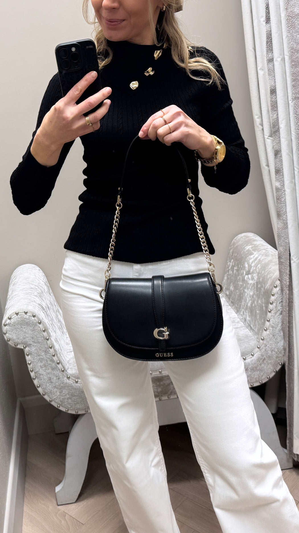 Guess Carrie black bag VG989620