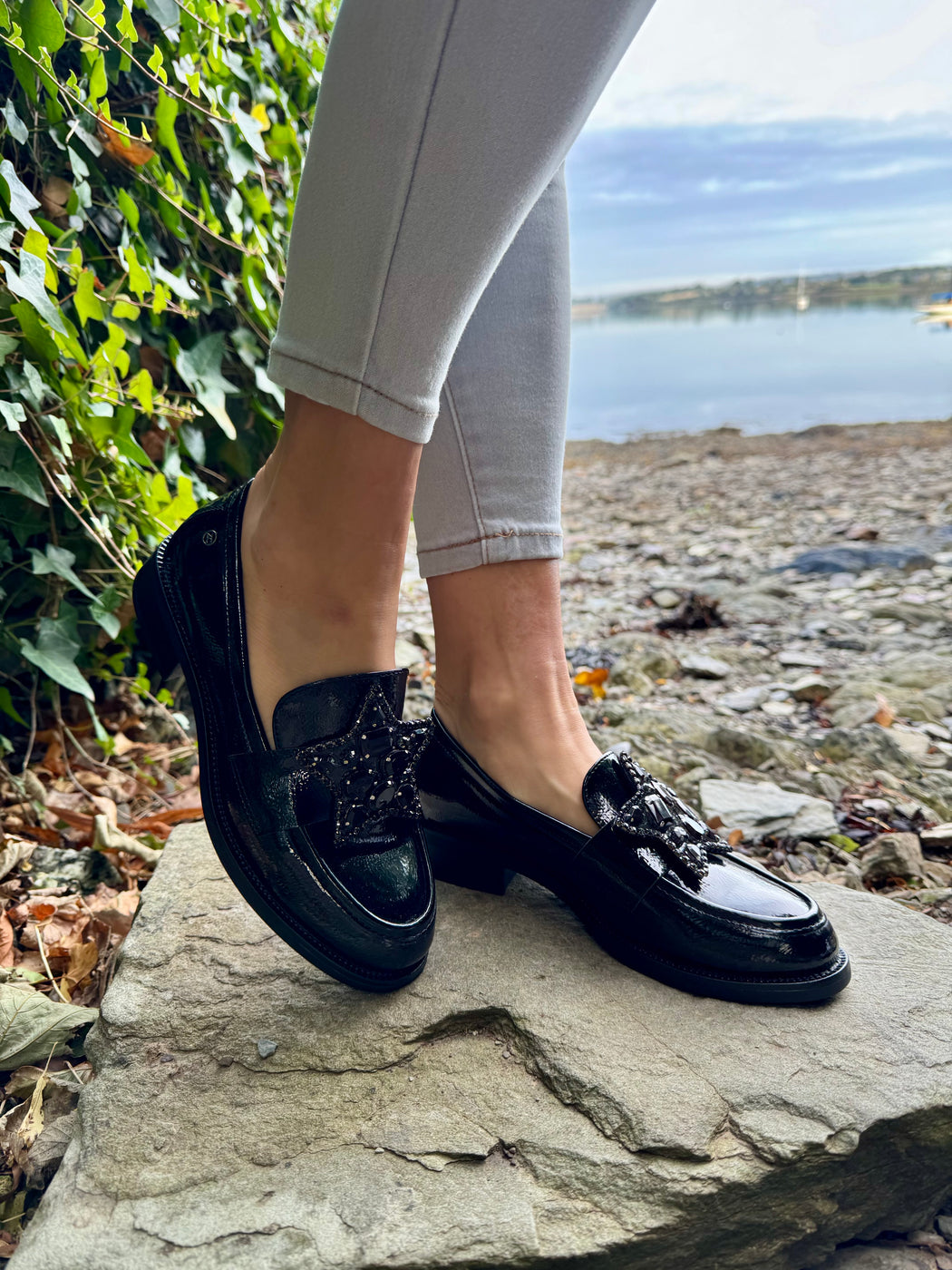 Afyon one ink star loafer