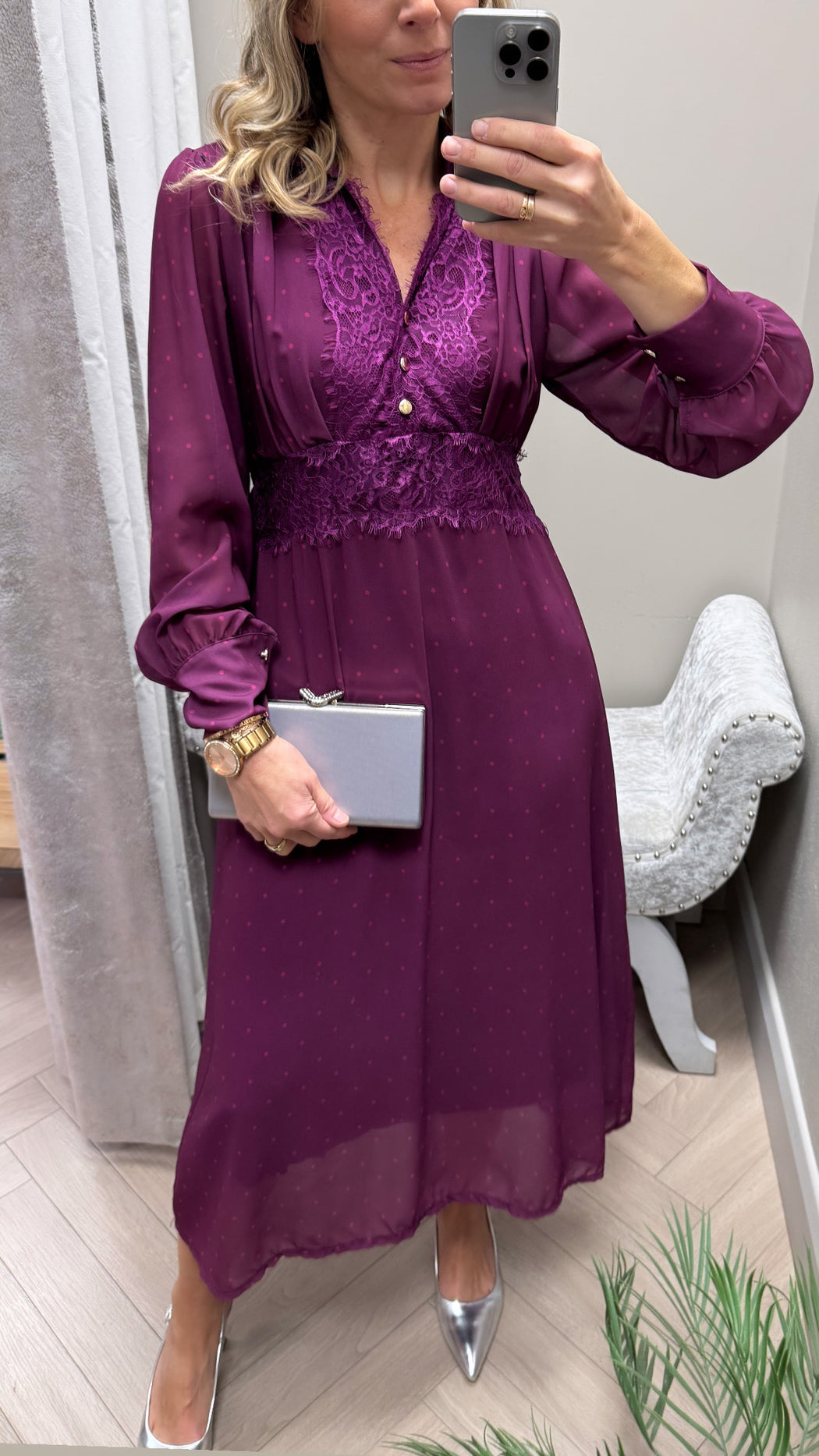 Plum kimi dress