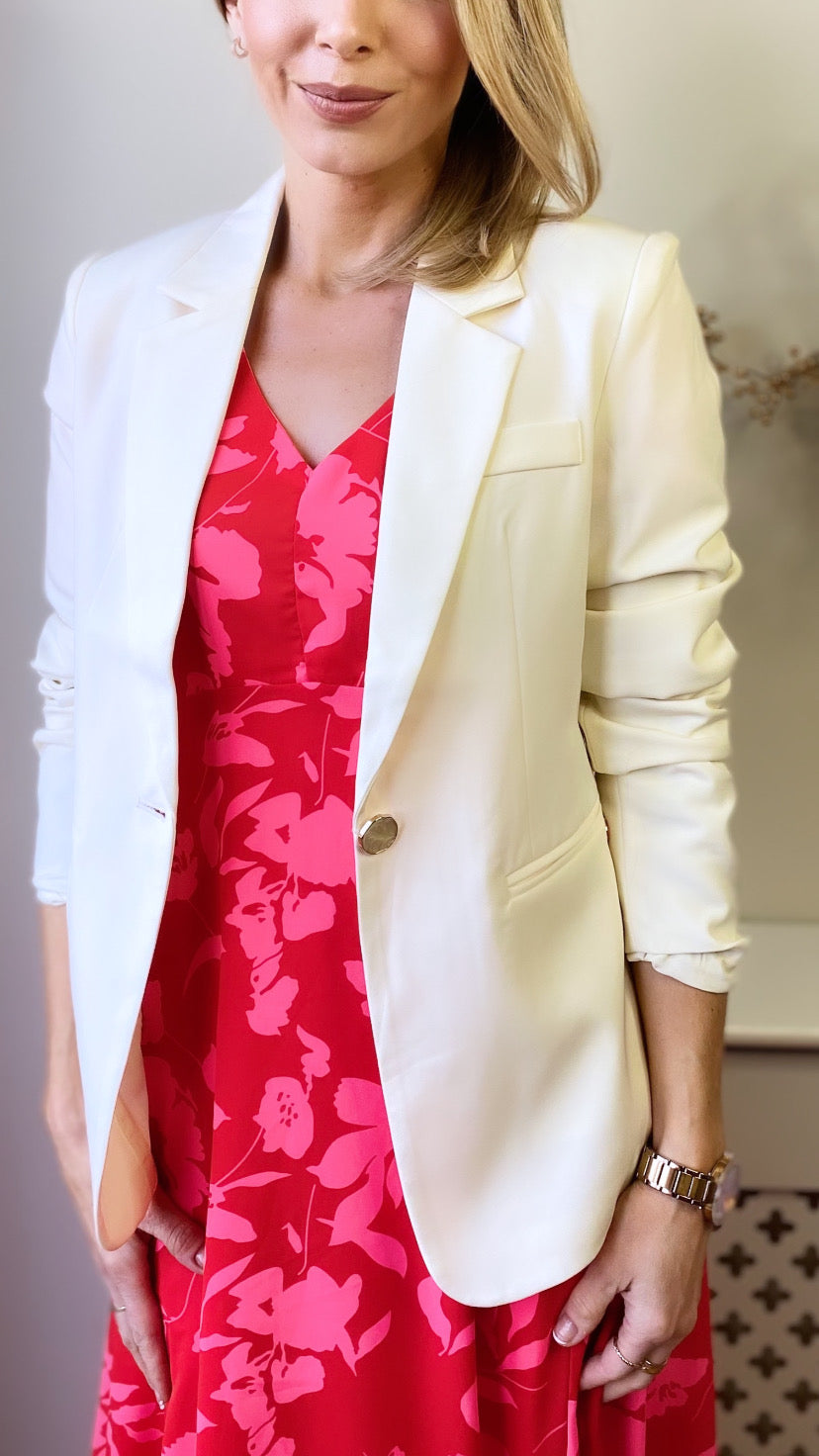 Amara cream blazer