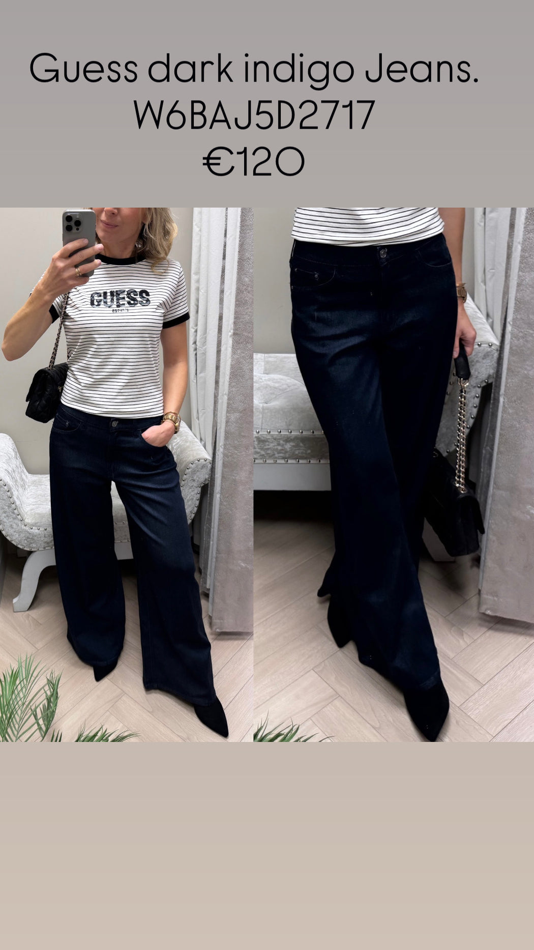 Guess dark indigo Jeans. W6BAJ5D2717