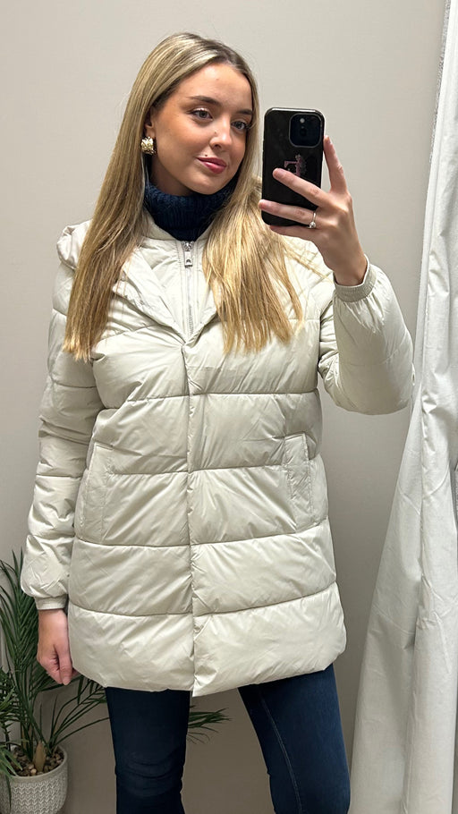 Ravina cream  puffa jacket