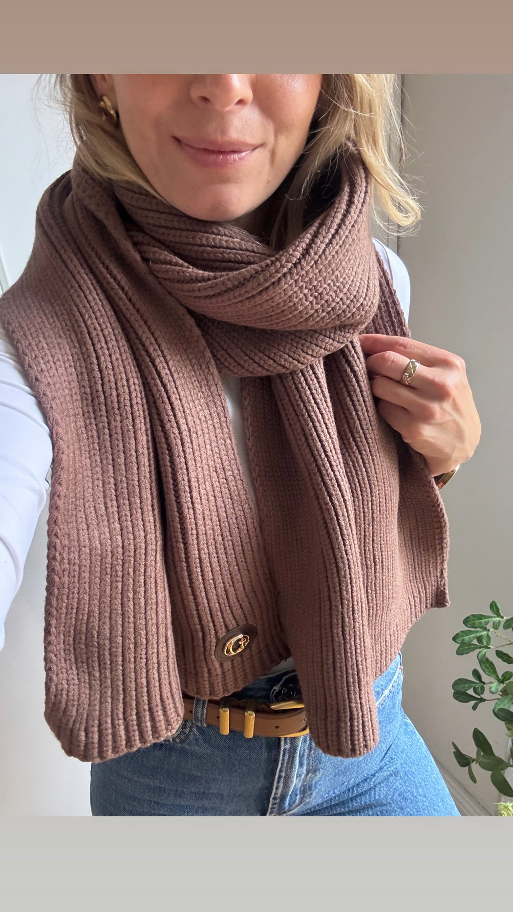 Guess espresso scarf AW5639POL03 - ESP
