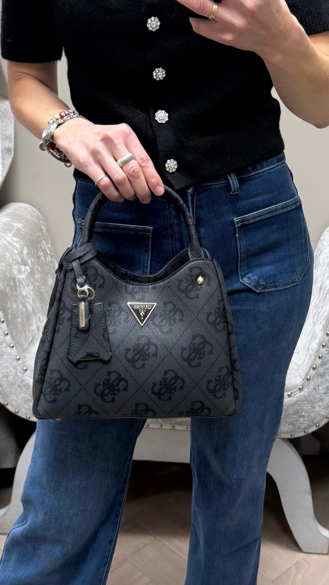 Guess coal logo meridian bag  os697405