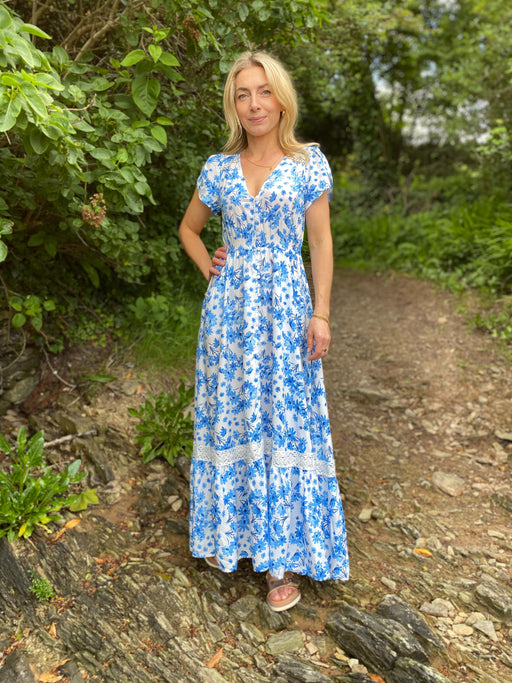 Indiana blue print maxi