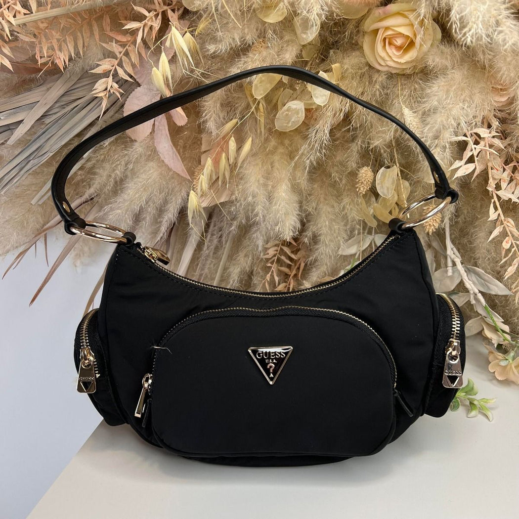 Guess black eco Gemma shoulder bag EYG839517