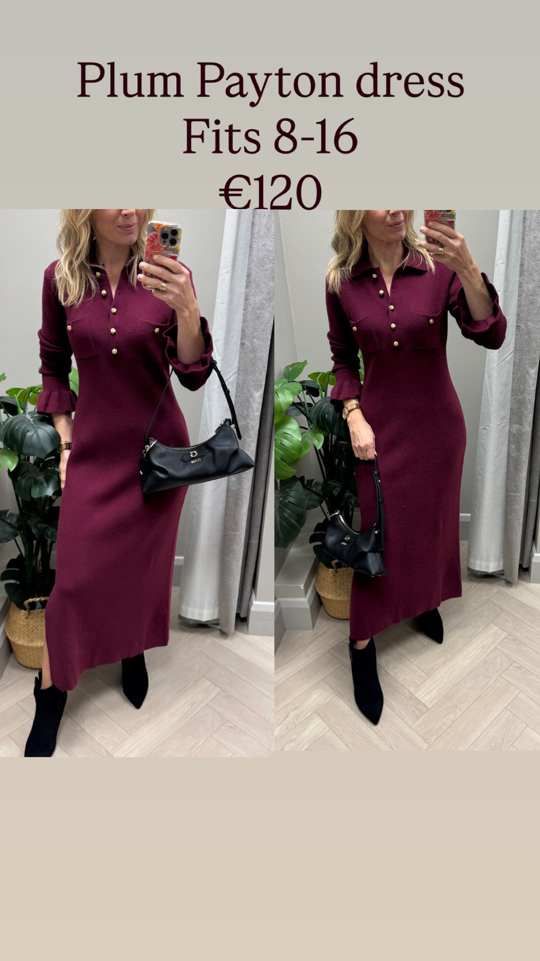 Plum Payton dress