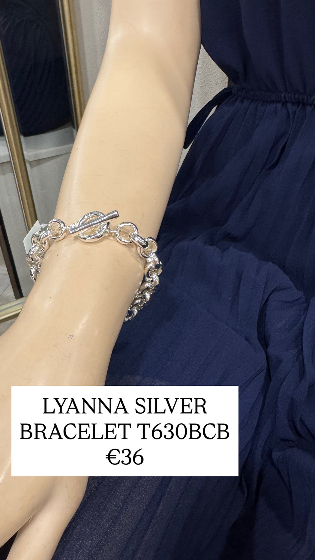 LYANNA SILVER BRACELET T630BCB