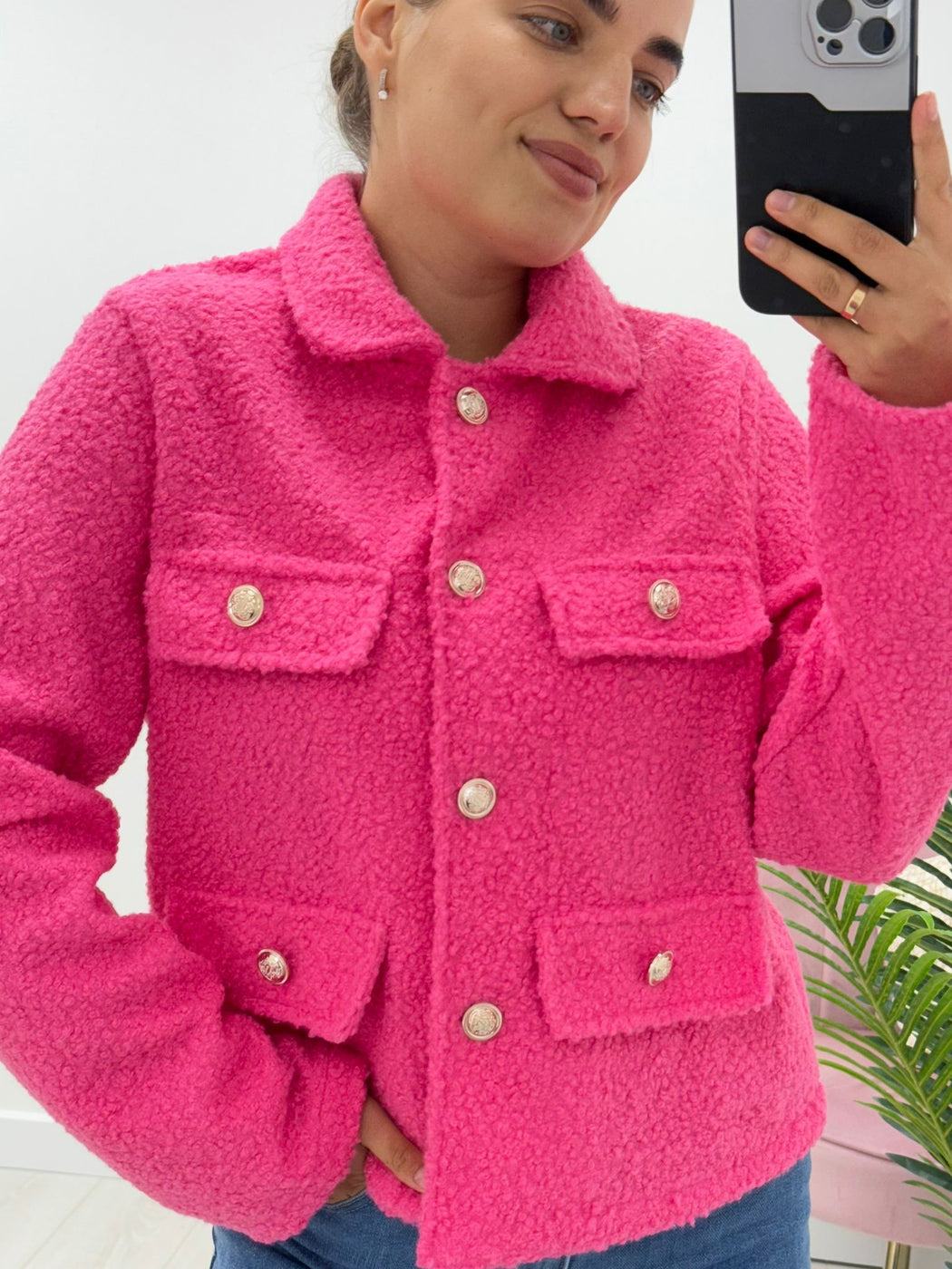 Ariella pink  jacket