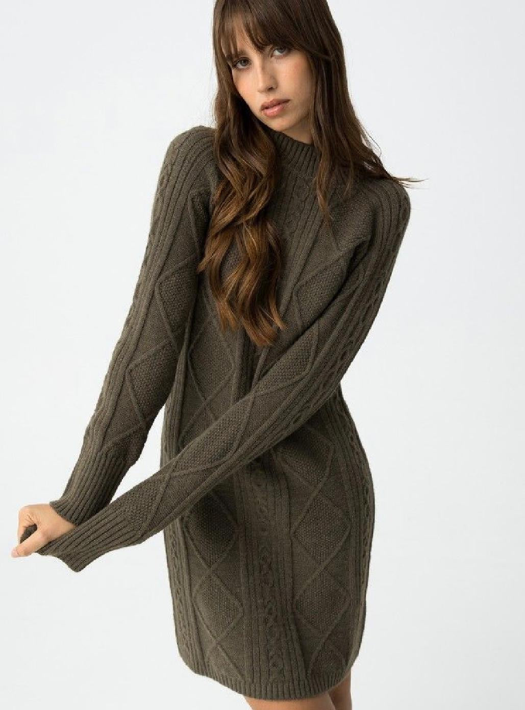 Marijin green knit dress