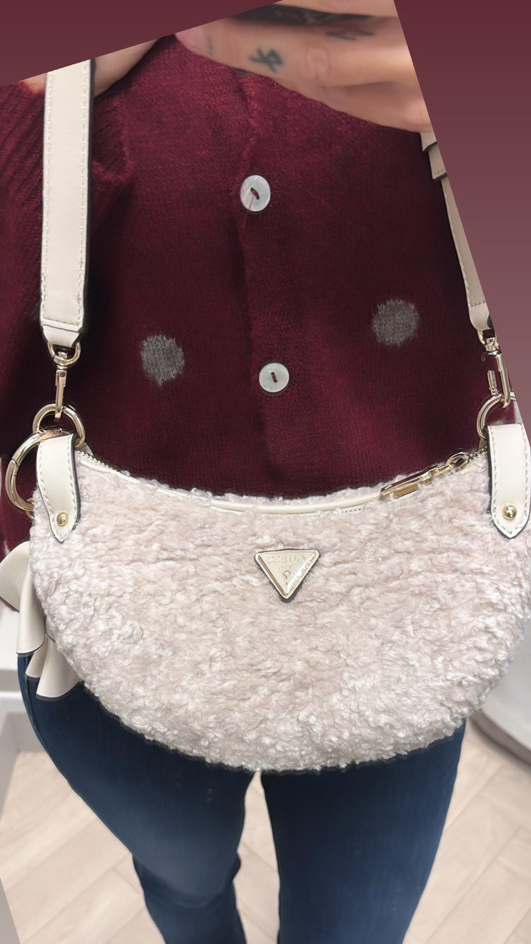 Guess Katie off white WG225318 bag
