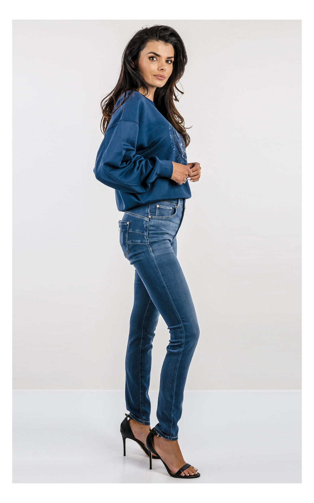 Guess logo hotfix sweater w5yq07kb681