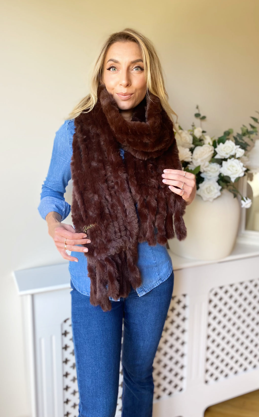 Brown scarf w4bz99wgu30-fn4e