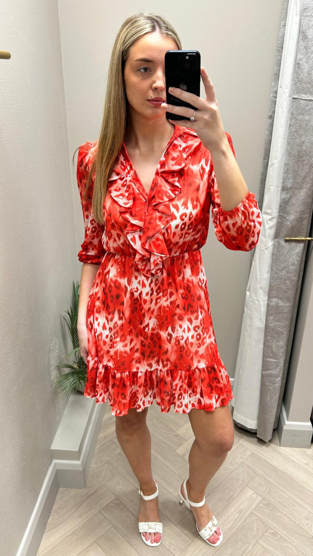 VICKY CORAL MINI DRESS