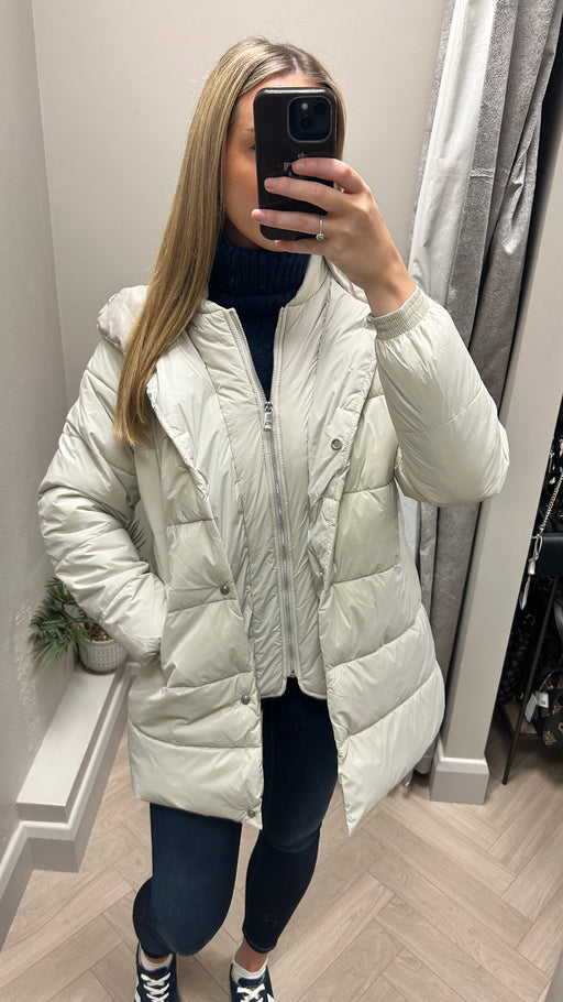 Ravina cream  puffa jacket