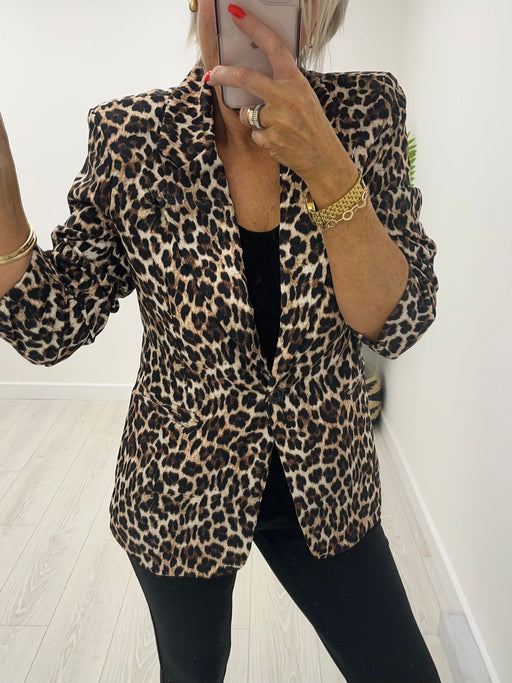 Leopard Ellie blazer