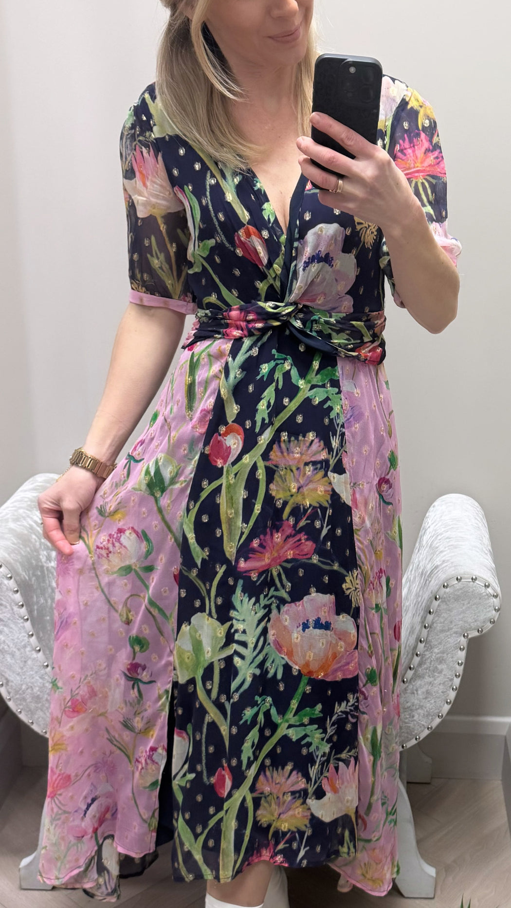 The Paige spot lures twist front  midi