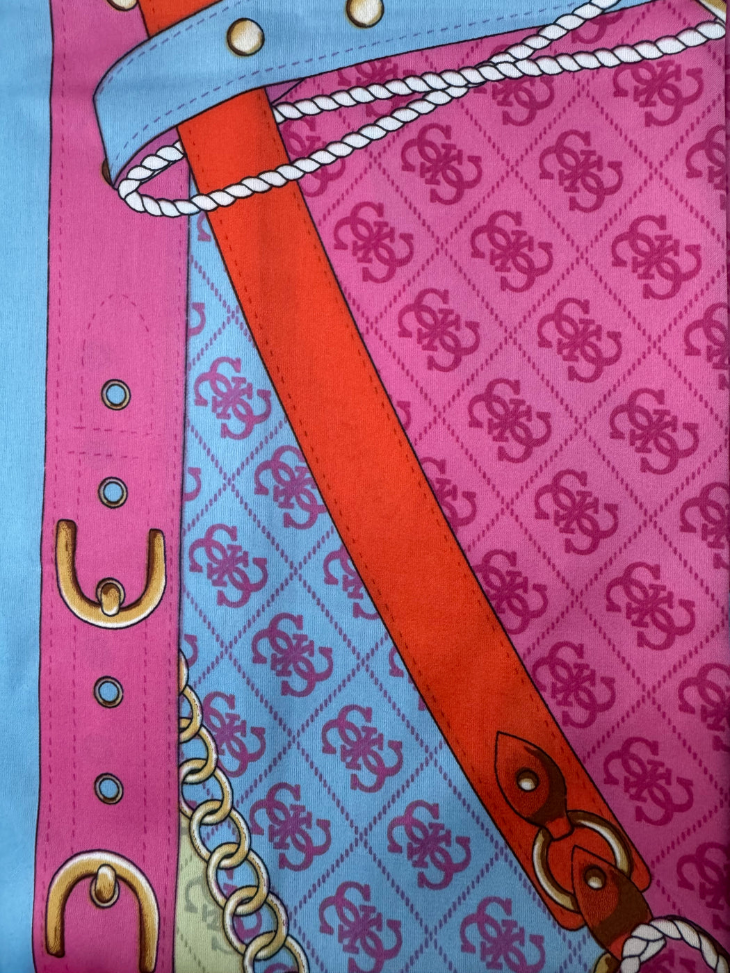 Guess multi colour scarf aw5343pol03-fum